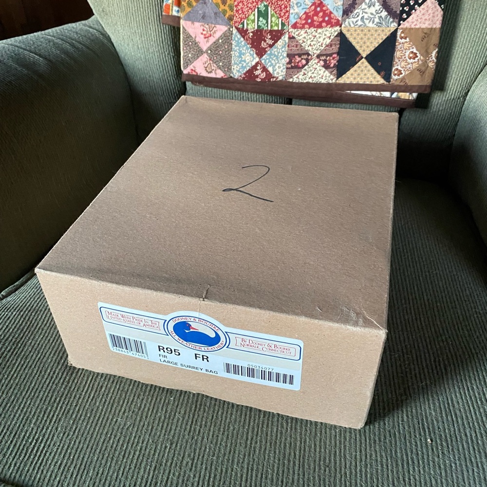 Dooney & Bourke Large Surry in Fir and British Tan - Picture 11 of 11
